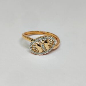 18KT Rose Gold Classic Ring KOR05