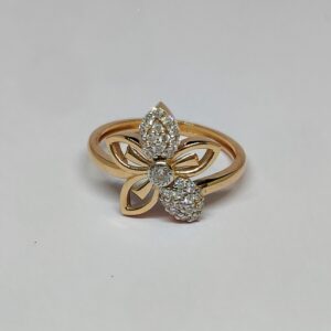 18KT Rose Gold Hallmarked Ring KOR03
