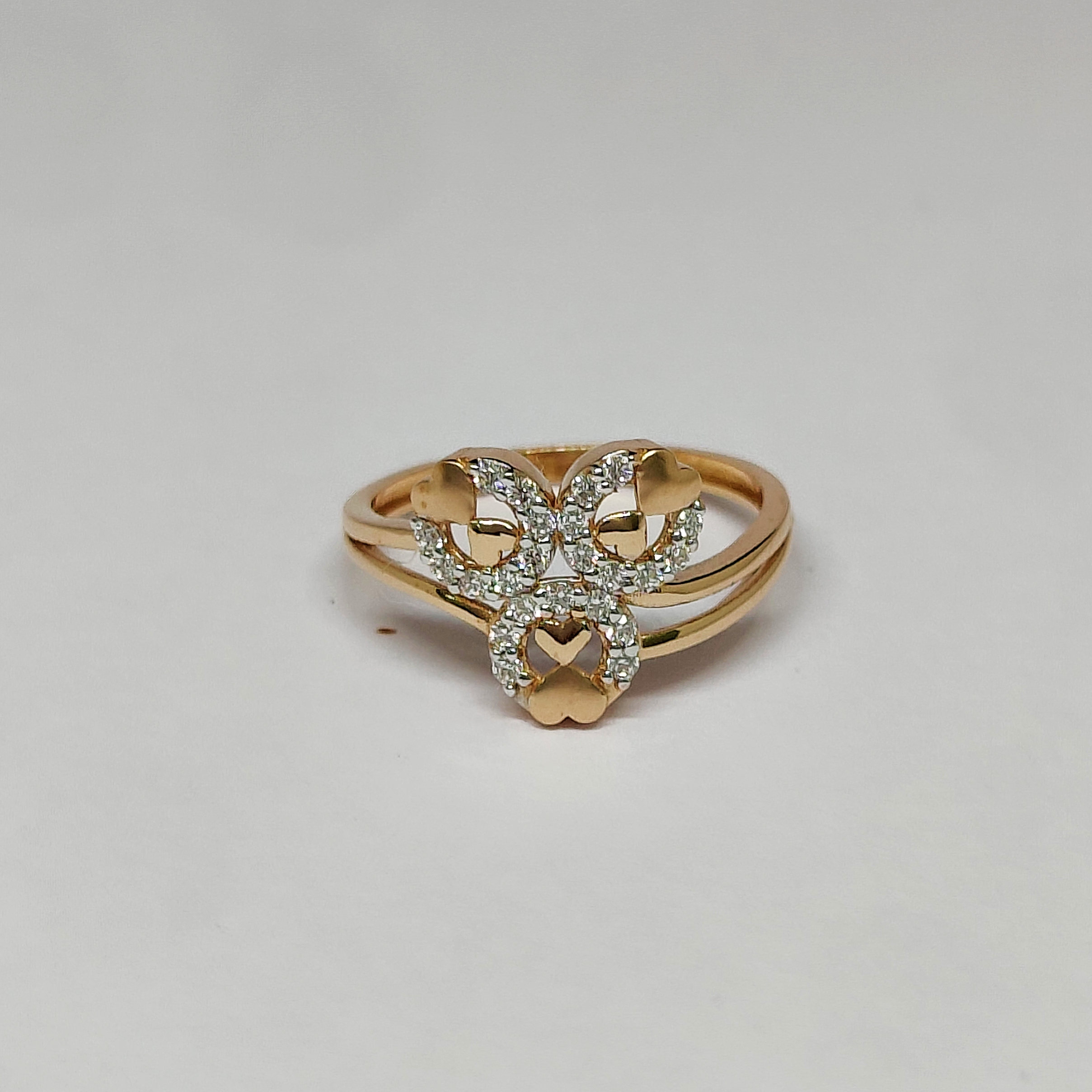 18KT Rose Gold Designer Ring KOR02