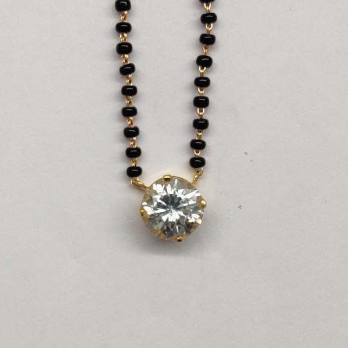 Single stone Mangalsutra - Image 2