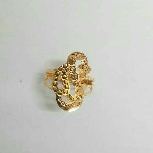 22KT Yellow Gold CZ Ladies Ethical Ring