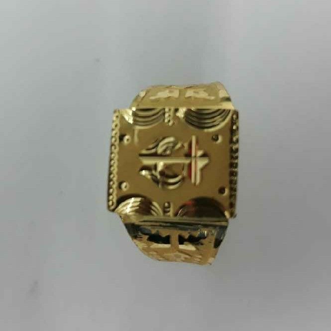 916 Gold Designer Gents Fancy Ring