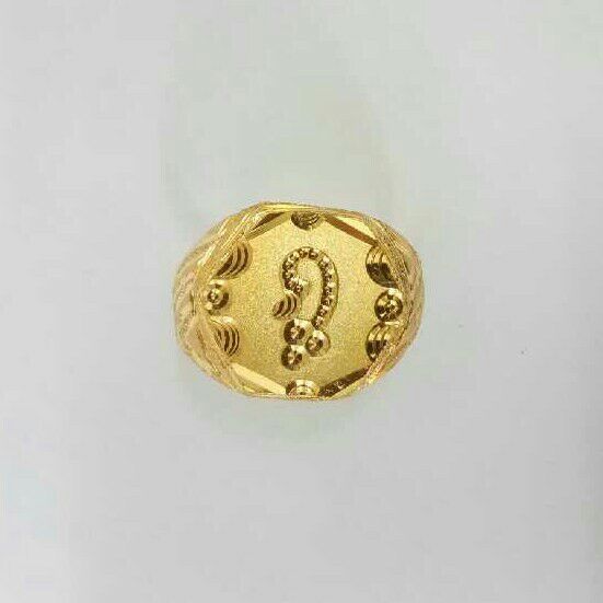 22KT Fancy Gold Gents Ring