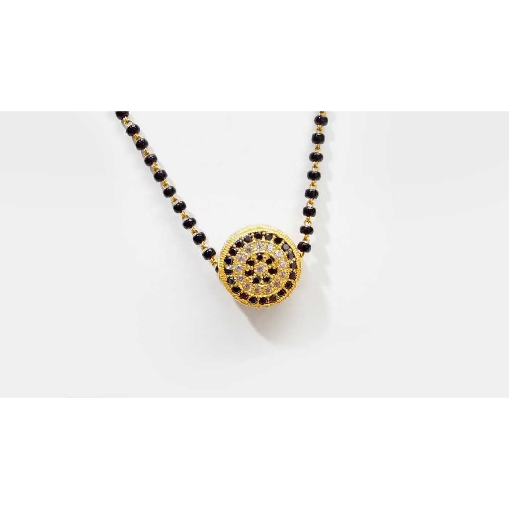 Round Shape Antique 916 Gold Mangalsutra