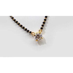 Unique Style 916 Gold Diamond Mangalsutra