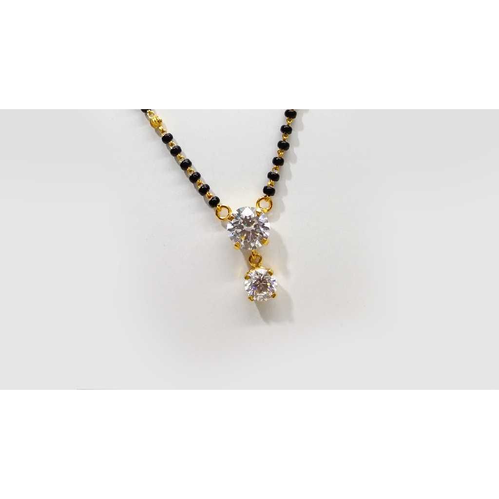 22KT Gold  Sterling Diamond Ladies Mangalsutra