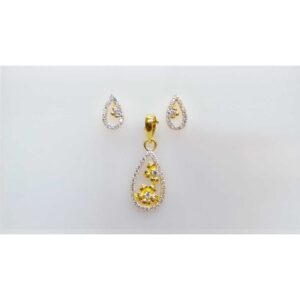 Exclusive 916 Gold Ladies Pendant Set