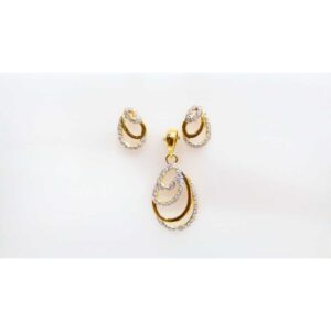 Light Weight 22KT Gold Pendant For Women