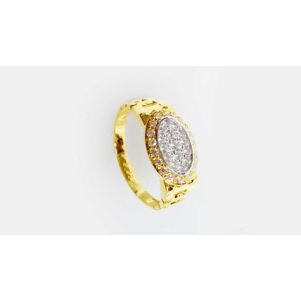 CZ Gold Ring