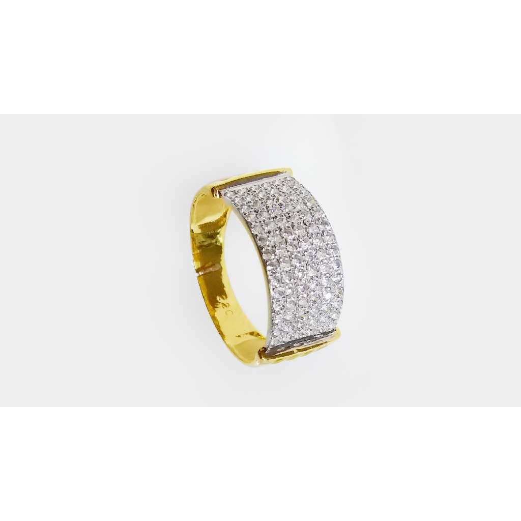 CZ Gold Gents Fancy Ring