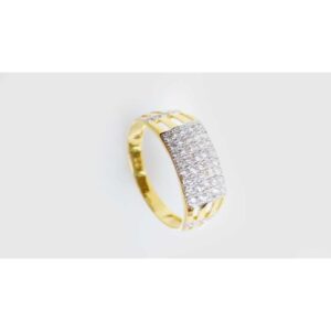 CZ Gold Gents Rings