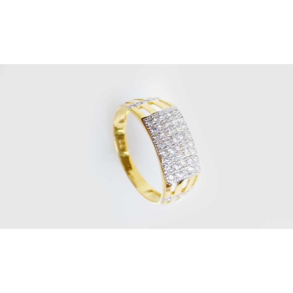 CZ Gold Gents Rings