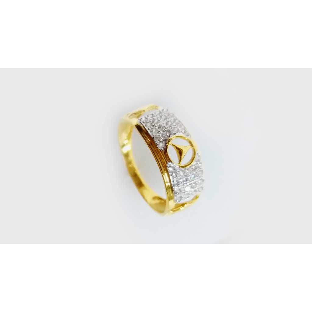 Modern 916 Gold Ladies Ring