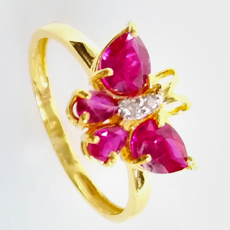 22KT Gold Ladies Designer Rings