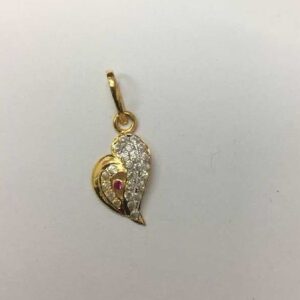 916 Gold Indian Stylish Cz Pendants