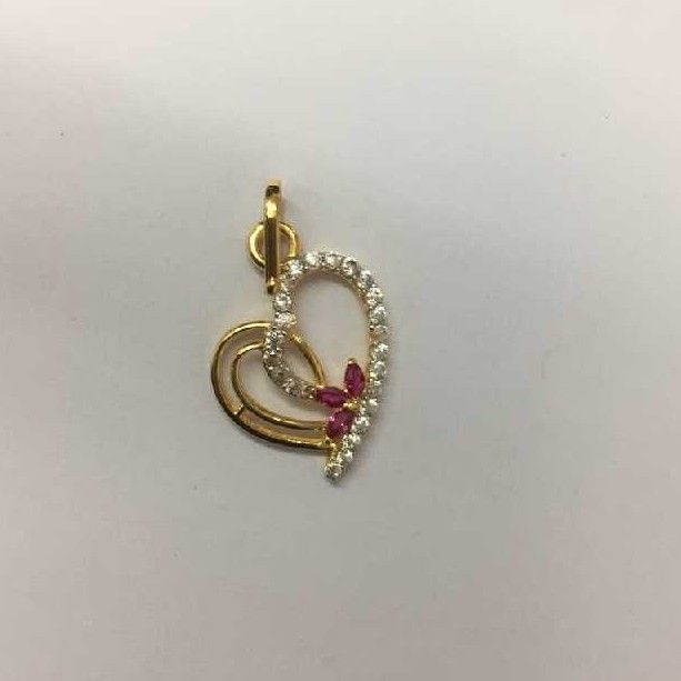 916 Gold Indian Stylish Cz Pendants