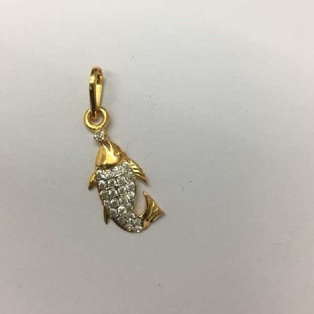 22K / 916 Gold Indian Modern Cz Pendants