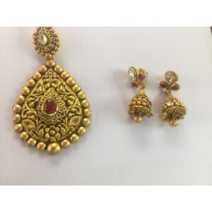 22K / 916 Gold Special Jadtar Pendant Set