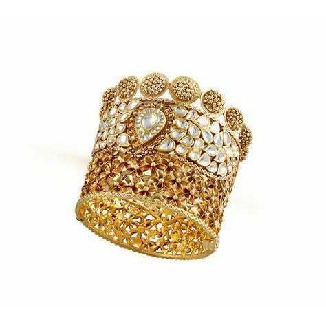 22K / 916 Gold Ladies Charming Jadtar Bangle