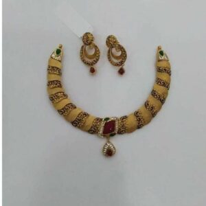 22K / 916 Gold Ladies Jadtar Attractive Necklace Set