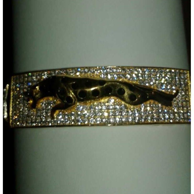 22KT Gold Gents Fancy Jadtar Special Bracelet - Image 2