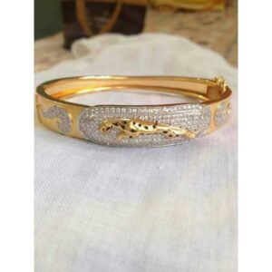 22KT Gold Jadtar Antique Stylish Bracelet