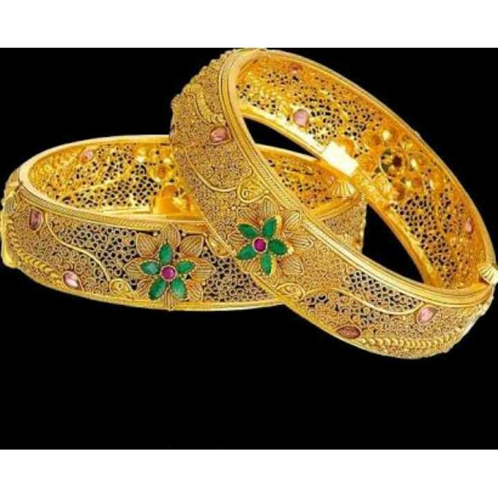 22K / 916 Gold Ladies Jadtar Classic Copper Kadli