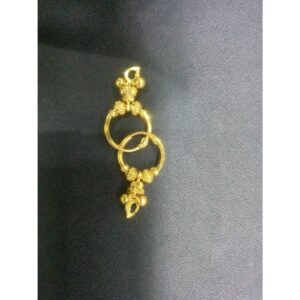 22KT Gold Ladies Jadtar Antique Earrings