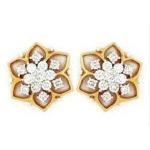 22KT Yellow Gold Ladies Jadtar Special Earring