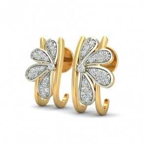 22KT Yellow Gold Ladies Jadtar Classic Earrings