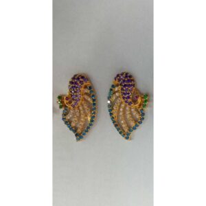 22KT Gold Ladies Jadtar Fancy Earrings