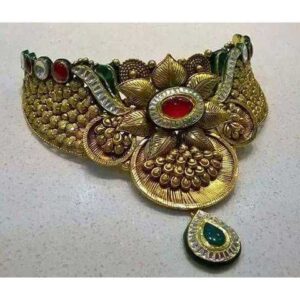 916 Gold Ladies Jadtar Antique Special Necklace
