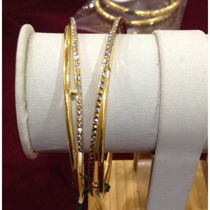22K / 916 Gold Ladies Jadtar Pipe Copper Kadli