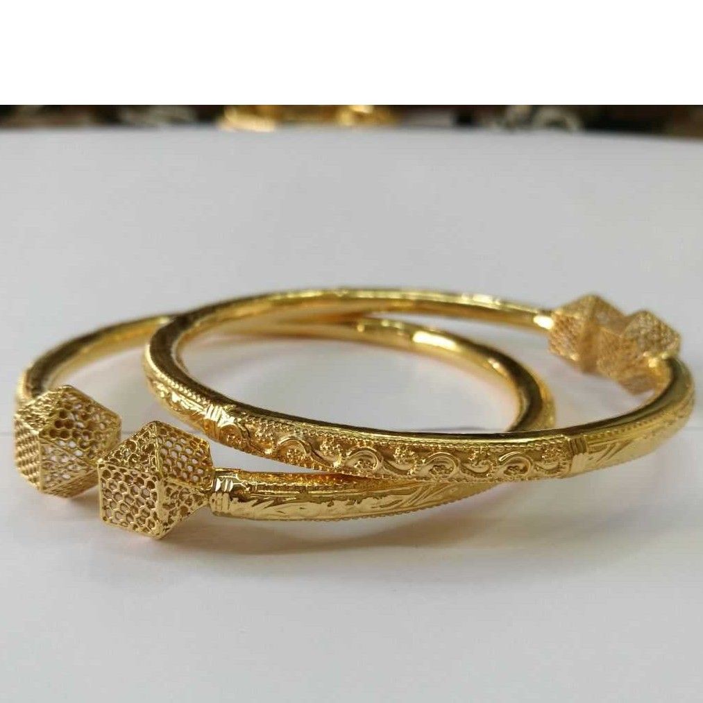 22KT Gold Ladies Jadtar Antique Copper Kadli (Bangle)