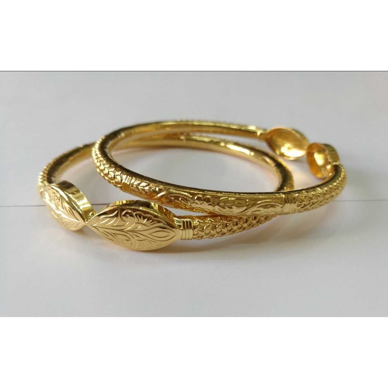 22KT Gold Ladies Jadtar Antique Copper Kadli (Bangle)