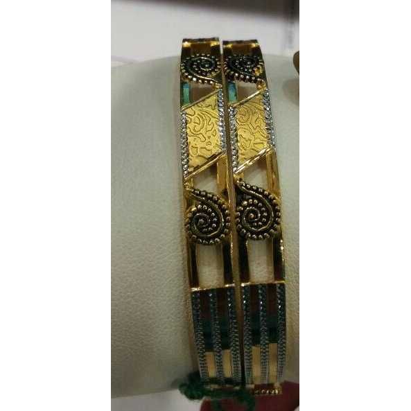 22KT Gold Ladies Copper Jadtar Kadli
