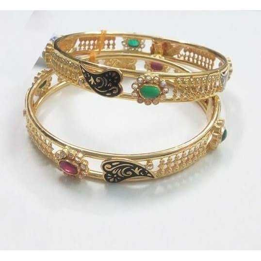 22KT Yellow Gold Ladies Antique Modern Copper Kadli