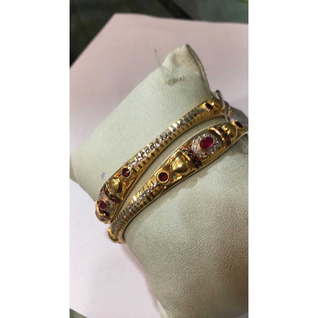 22KT Gold Jadtar Copper Kadli