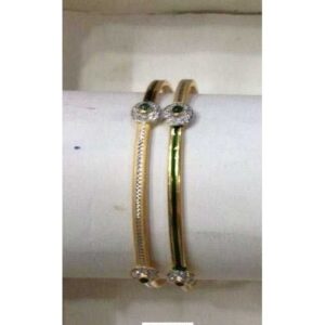 22KT Gold Ladies Jadtar Bridal Copper Kadli