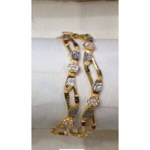 22KT Gold Ladies Jadtar Bridal Copper Kadli