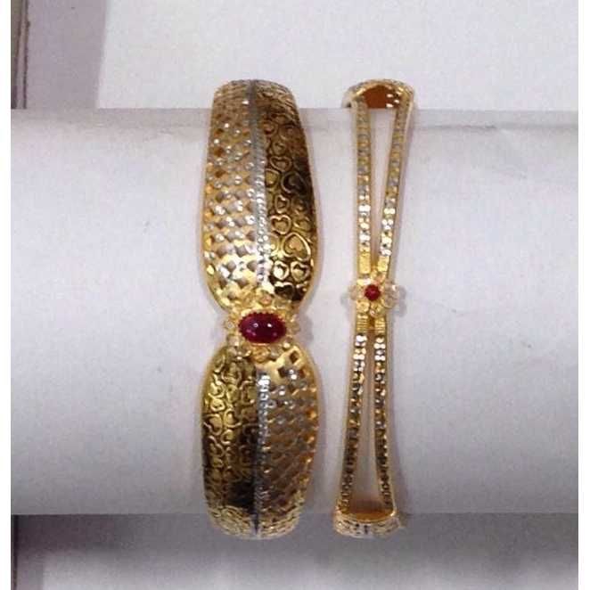 22KT Yellow Gold Ladies Jadtar Modern Classic Copper Kadli