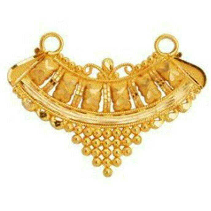 916 Gold Ladies Indian Fancy Pendant