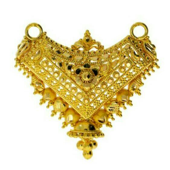 916 Gold Ladies Fancy Pendant