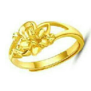22KT Gold Ladies Indian Simple Ring
