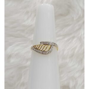 22KT Gold Designer CZ Ladies Ring
