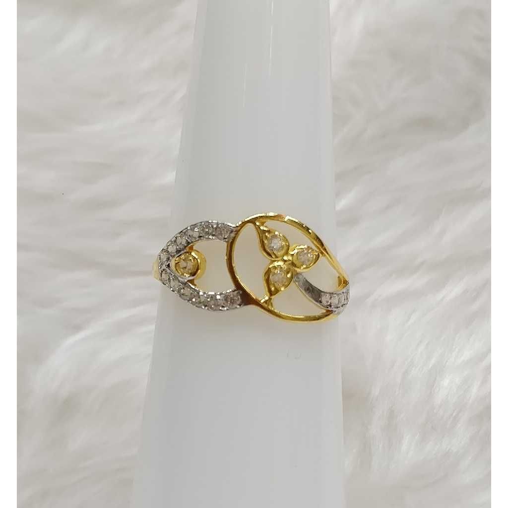 916 Gold CZ Casting Ring