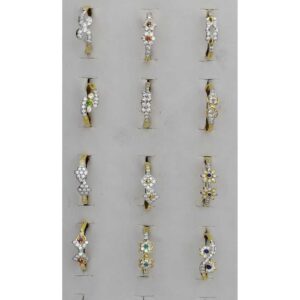 916 Nice Gold CZ Ladies Ring