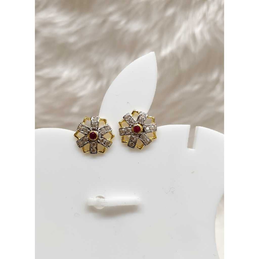 916 Gold Fancy Flower Shape Baby Tops