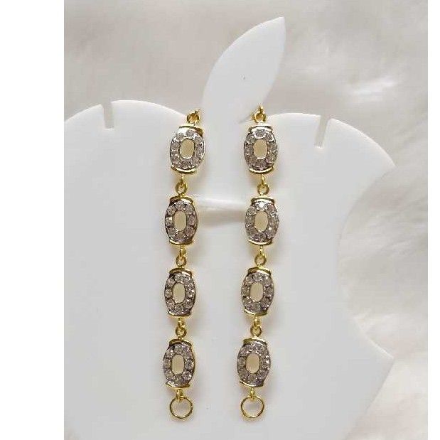 22KT Gold Ladies CZ  Designer Kanser