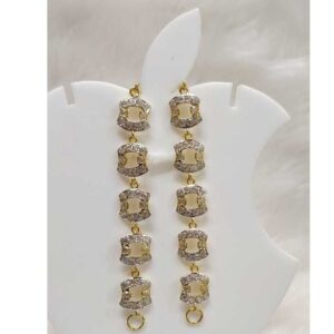 916 Gold Ladies CZ Antique Kanser